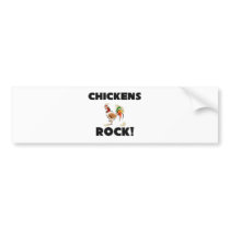 Chickens Rock bumper stickers