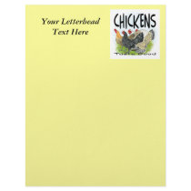 Chickens Taste Good! Personalized Letterhead