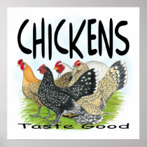 Chickens Taste Good! Poster