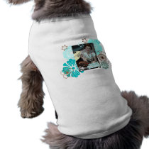 Chickfest Doggie Ribbed Tee pet clothing by javathecat Chickfest Doggie Ribbed Tee pet clothing