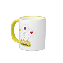 Chickie Daydreams mugs by diane_jacky Chickie Daydreams mugs