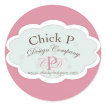 ChickP Design Co Sticker by jgh96sbc ChickP Design Co Sticker