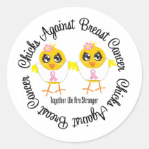 Chicks Against Breast Cancer Sticker