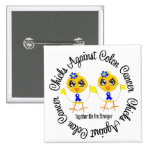 Chicks Against Colon Cancer Pins