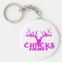 CHICKS DEER HUNT KEYCHAINS