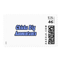 Chicks Dig Accountants Stamps