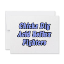 Chicks Dig Acid Reflux Fighters Personalized Announcements