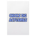 Chicks Dig Actuaries Customized Stationery