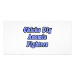 Chicks Dig Anemia Fighters Personalized Photo Card