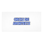 Chicks Dig Architects Photo Greeting Card