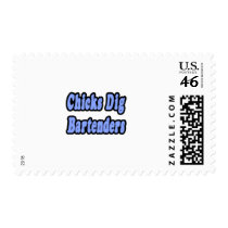 Chicks Dig Bartenders postage