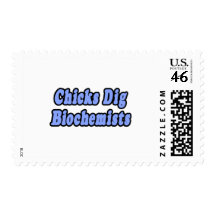 Chicks Dig Biochemists Stamp