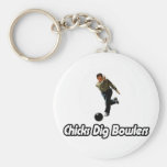 Chicks Dig Bowlers Keychains