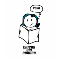 Chicks Dig Comics t-shirts