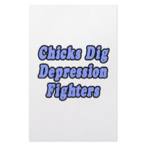 Chicks Dig Depression Fighters stationery