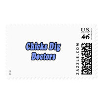 Chicks Dig Doctors postage by Doctor_Shirts Chicks Dig Doctors postage
