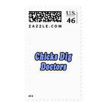 Chicks Dig Doctors postage by Doctor_Shirts Chicks Dig Doctors postage