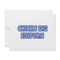 Chicks Dig Editors invitations