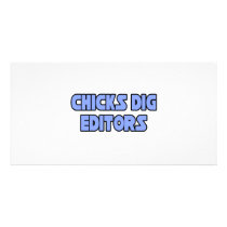 Chicks Dig Editors photo cards