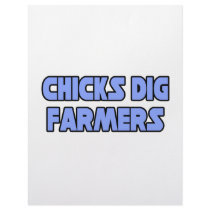 Chicks Dig Farmers Personalized Letterhead