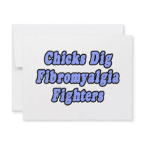 Chicks Dig Fibromyalgia Fighters invitations