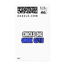 Chicks Dig Greek Guys Stamps