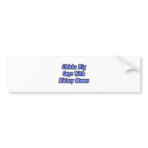 Chicks Dig Guys With Kidney Stones bumper stickers by Kidney_Stone_Shirts Chicks Dig Guys With Kidney Stones bumper stickers