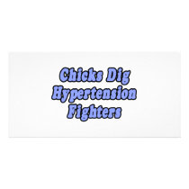 Chicks Dig Hypertension Fighters Photo Cards