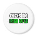 Chicks Dig Irish Guys magnets