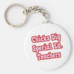 Chicks Dig Special Ed. Teachers Keychain