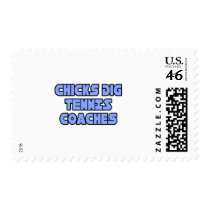 Chicks Dig Tennis Coaches postage by tenniscoachshirts Chicks Dig Tennis Coaches postage