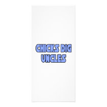 Chicks Dig Uncles rack cards