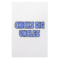 Chicks Dig Uncles stationery