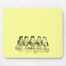 chicks mouse pad