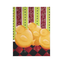 Chicks Night Out Canvas Print by Biddybrain