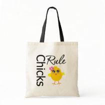 Chicks Rule 1 bags by chicktshirts Chicks Rule 1 bags