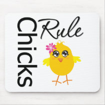 Chicks Rule 1 mousepads
