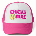 chicks rule hat