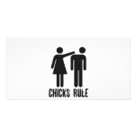 Chicks rule photo cards
