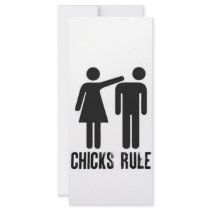 Chicks rule rack cards by oskikarhu Chicks rule rack cards