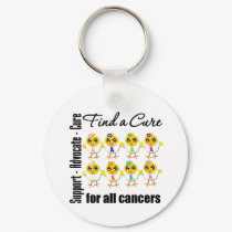 Chicks United to Find A Cure For All Cancers keychains