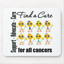 Chicks United to Find A Cure For All Cancers mousepads