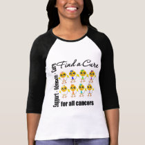 Chicks United to Find A Cure For All Cancers t-shirts