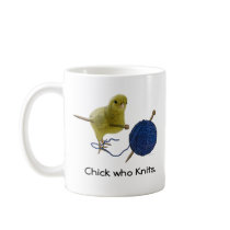 Chicks who knit Coffee Mug