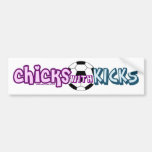 Chicks with Kicks Bumper Stickers
