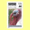 Chicky the Turkey postage