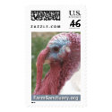 Chicky the Turkey postage by FarmSanctuary Chicky the Turkey postage