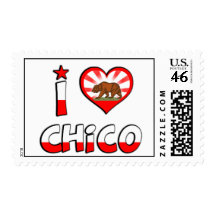 Chico, CA Postage Stamp