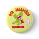 CHICO CHIHUAHUA red jalapeos button by chicochihuahua CHICO CHIHUAHUA red jalapeos button