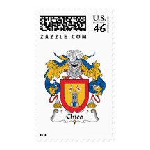 Chico Family Crest Postage Stamp